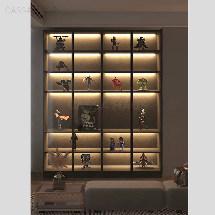 OVON Modern Glass Display Cabinet - Cassa Haus Singapore