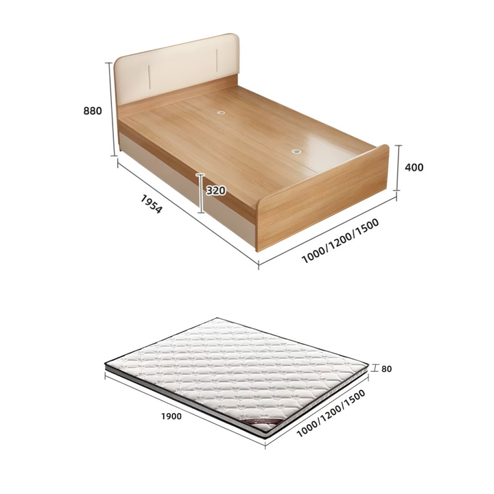 KENO Modern Storage Bedframe - Radical Homes Singapore
