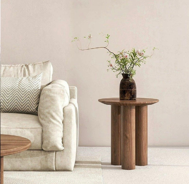 AROVIK Rustic Solid Wood Side Table (INSTOCK)