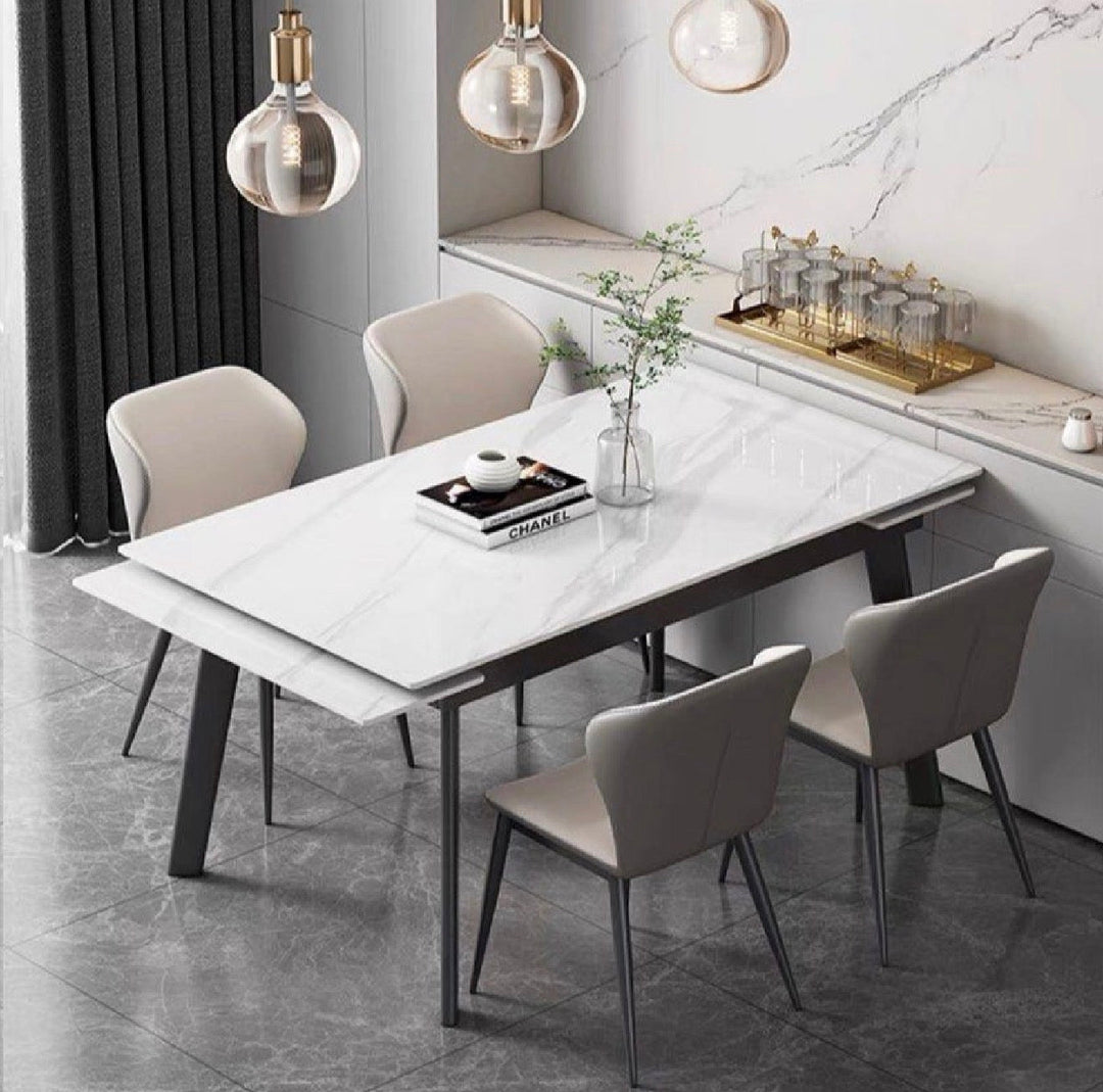 VERDAN Modern Extendable Sintered Stone Dining Table 140-200 cm (INSTOCK)
