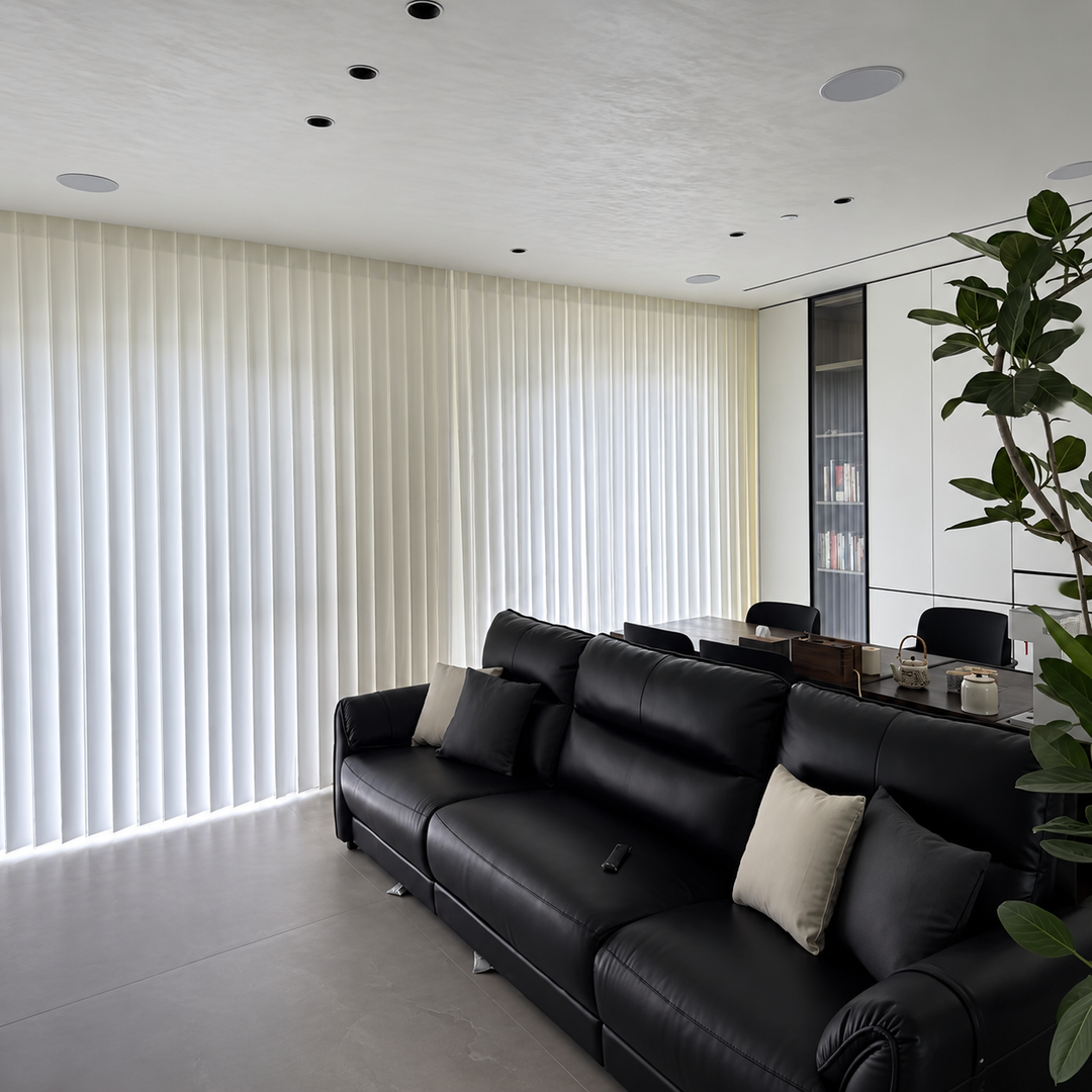 Smart Motorised Dream Curtains Vertical Sheer Blinds - Cassa Haus Singapore