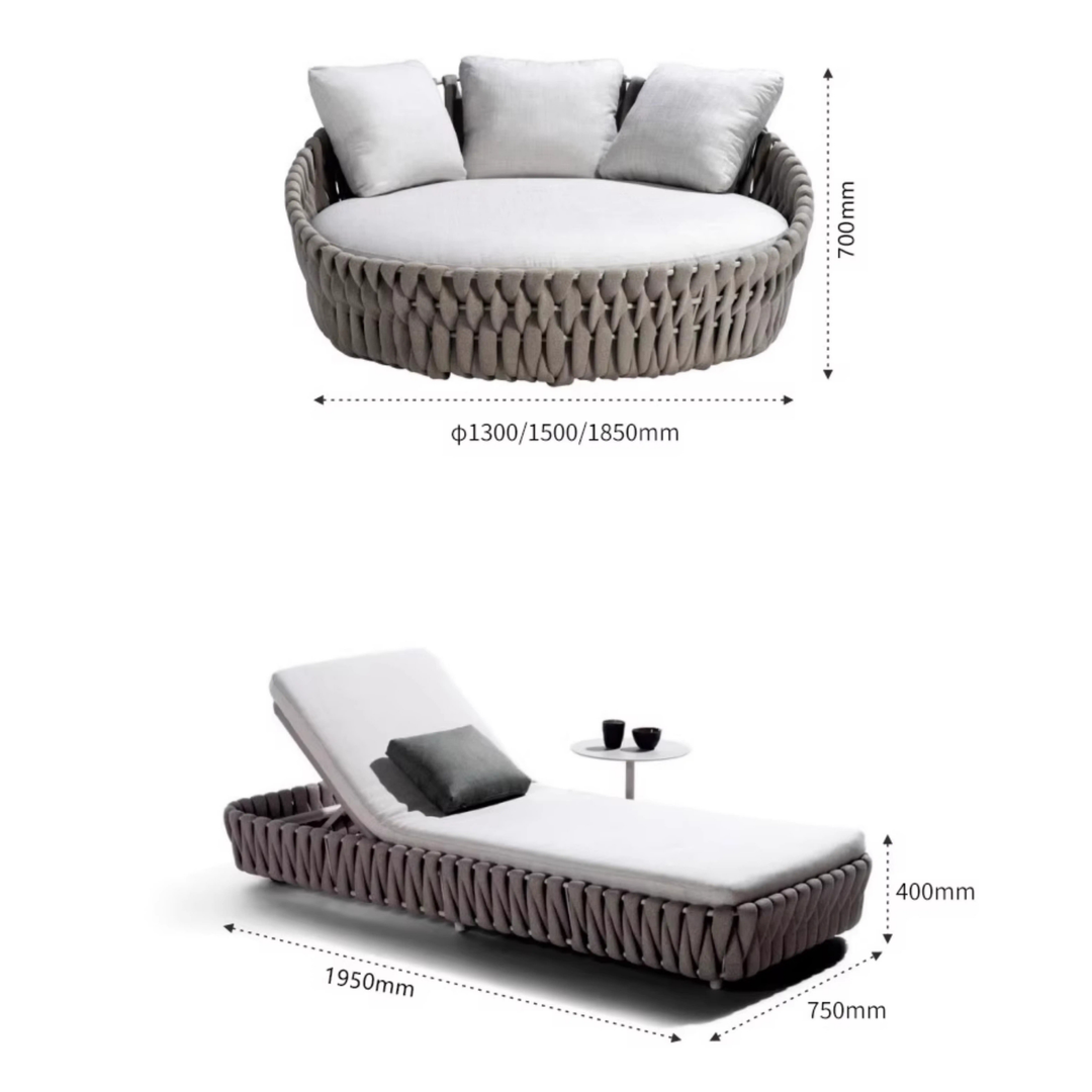 RATTA Modern Outdoor Daybed - Radical Homes Singapore