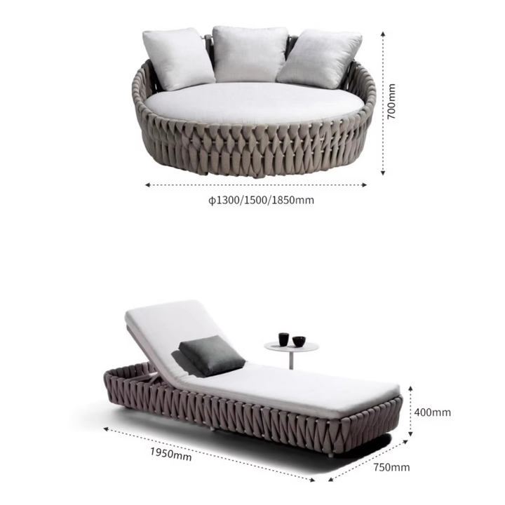 RATTA Modern Outdoor Daybed - Radical Homes Singapore