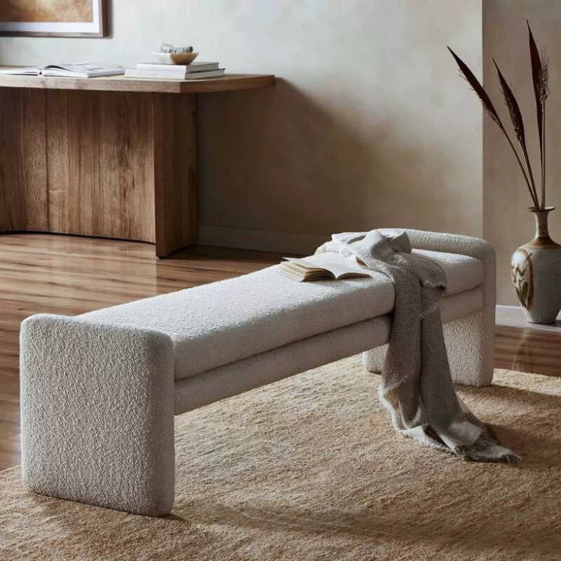 RADLEY Modern Boucle Bench - Radical Homes Singapore