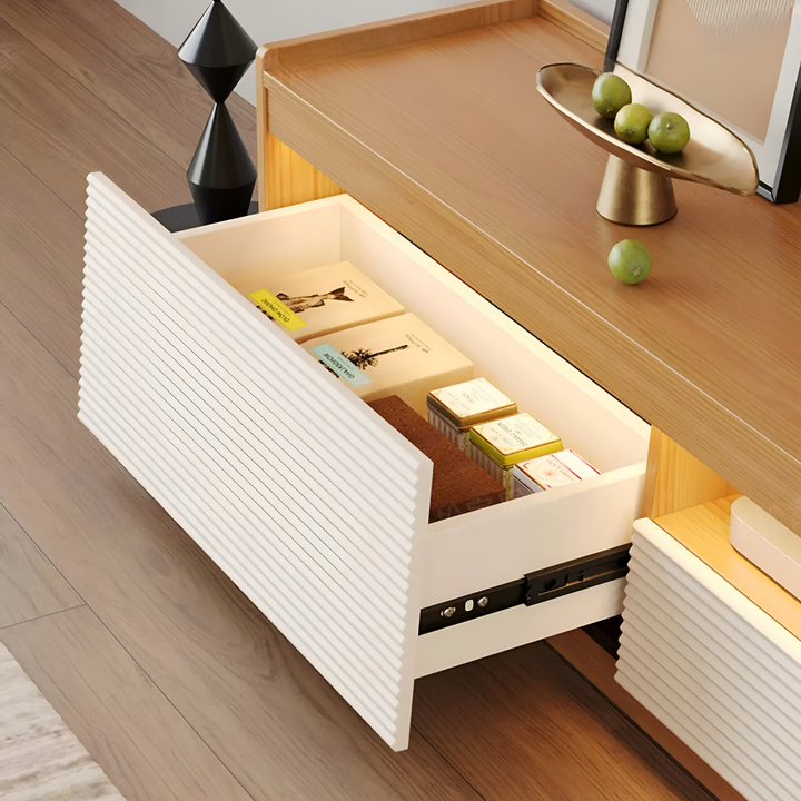 VALO Modern Solid Wood TV Console - Radical Homes Singapore