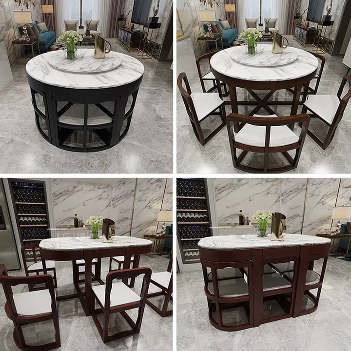 CONVENE Modern Compact Dining Table With Chairs