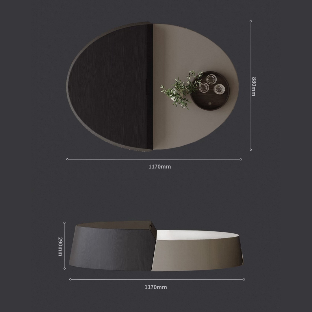 CALVESSA Modern Storage Coffee Table