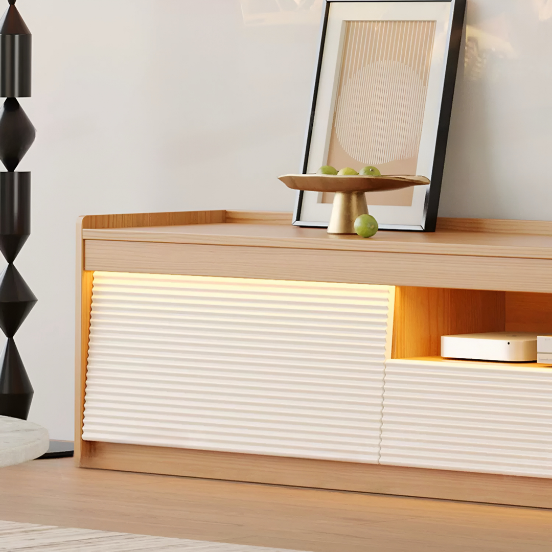 VALO Modern Solid Wood TV Console - Radical Homes Singapore