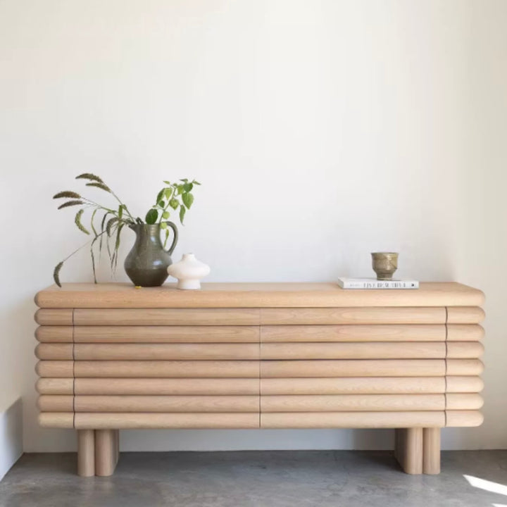 CORDWOOD Modern Solid Wood Chest of Drawers - Cassa Haus Singapore