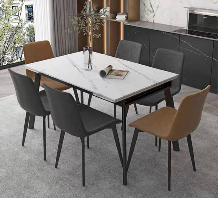 VERDAN Modern Extendable Sintered Stone Dining Table 140-200 cm (INSTOCK)