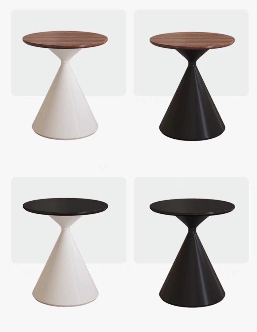 ADRIAN Modern Round Solid Wood Coffee Table