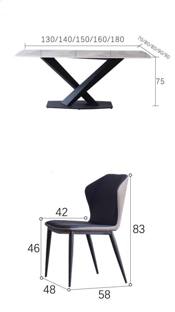 ELVAREN Sintered Stone Dining Table - Cassa Haus Singapore