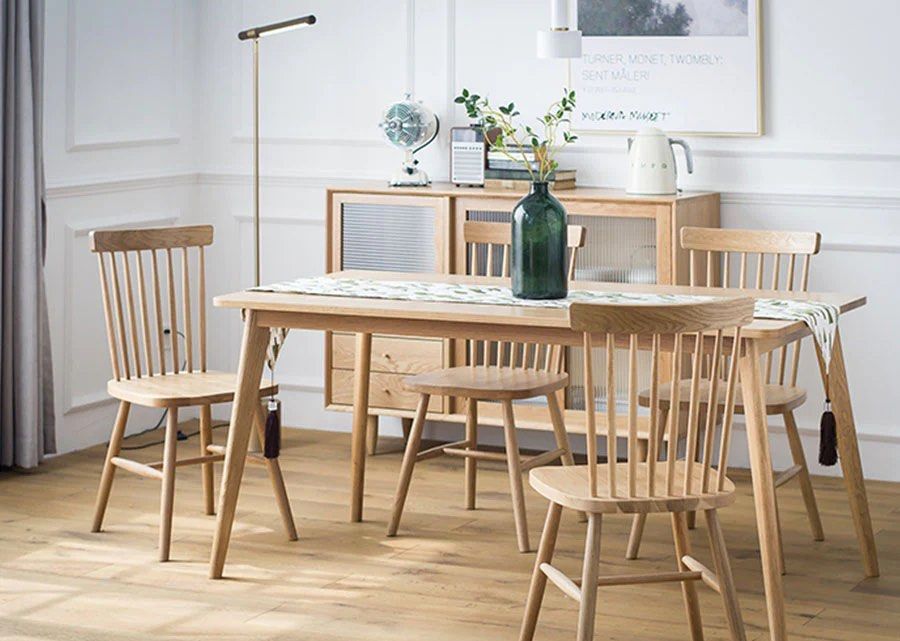 RAVELIN Modern Solid Wood Dining Table - Cassa Haus Singapore