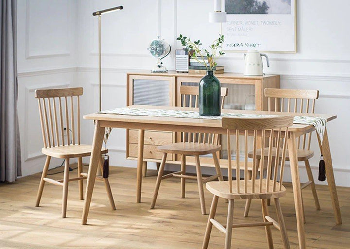RAVELIN Modern Solid Wood Dining Table - Cassa Haus Singapore