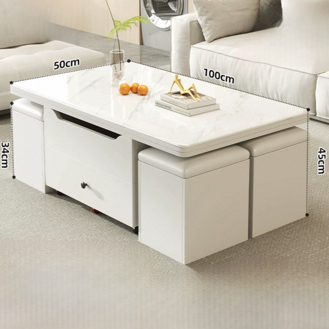 TWALEN Modern Extendable Storage Coffee Table - Radical Homes Singapore