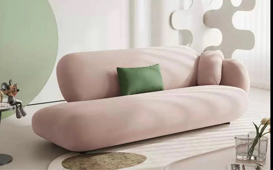 NATH Modern Velvet Sectional Designer Sofa - Radical Homes Singapore