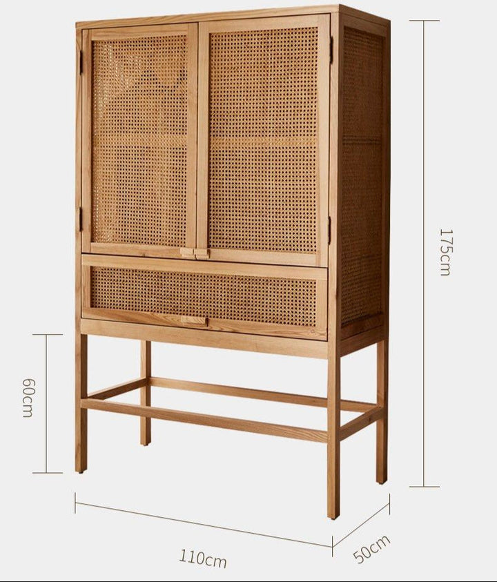 LINUSE Modern Solid Wood Cabinet - Radical Homes Singapore