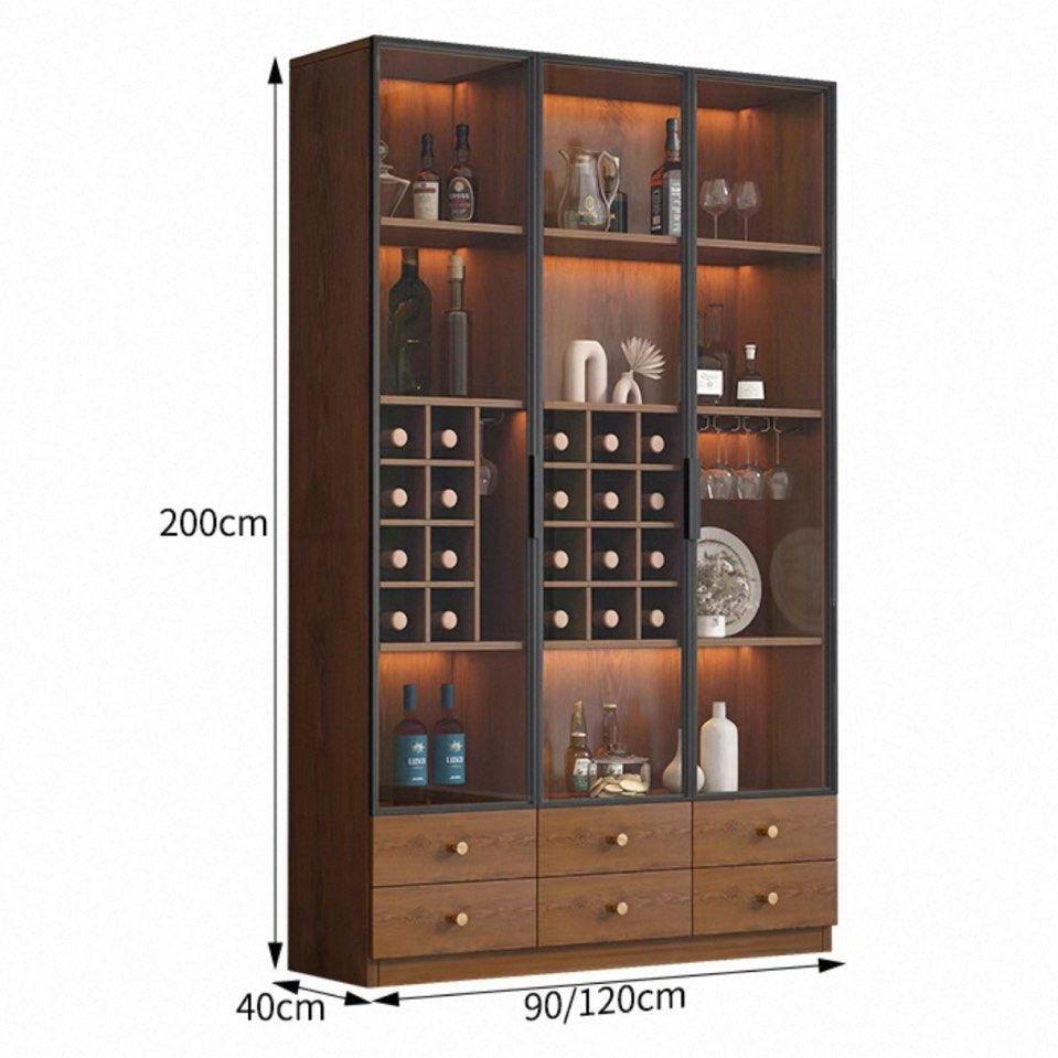 GELORO Modern Wine Cabinet - Radical Homes Singapore
