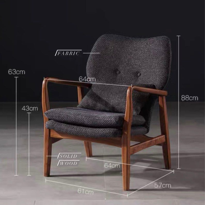 MARIAH Rustic Lounge Chair - Radical Homes Singapore