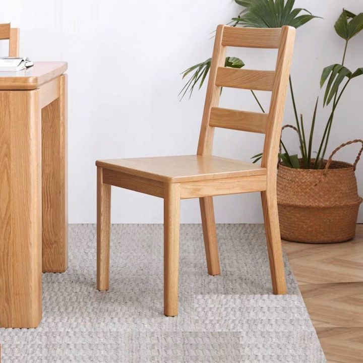 MACK Japandi Oak Wood Dining Table & Chairs - Radical Homes Singapore