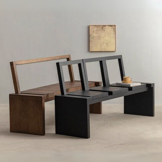 VARENO Modern Pine Wood Foldable Bench - Cassa Haus Singapore