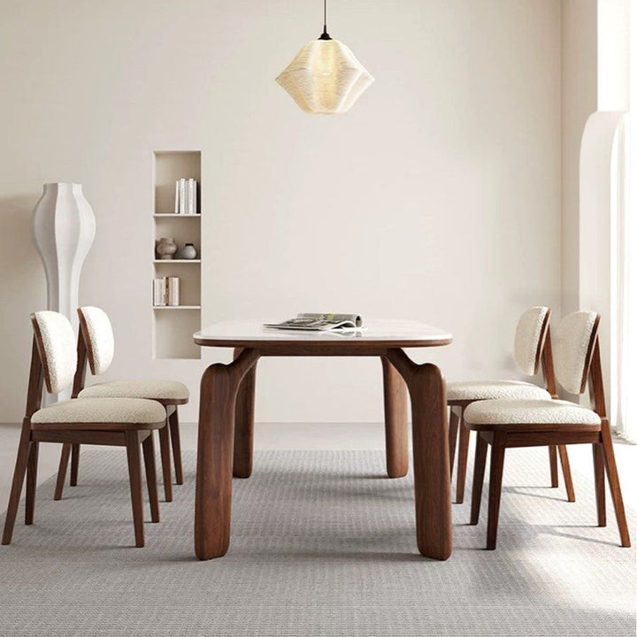 UJO Modern Boucle Dining Chair - Radical Homes Singapore