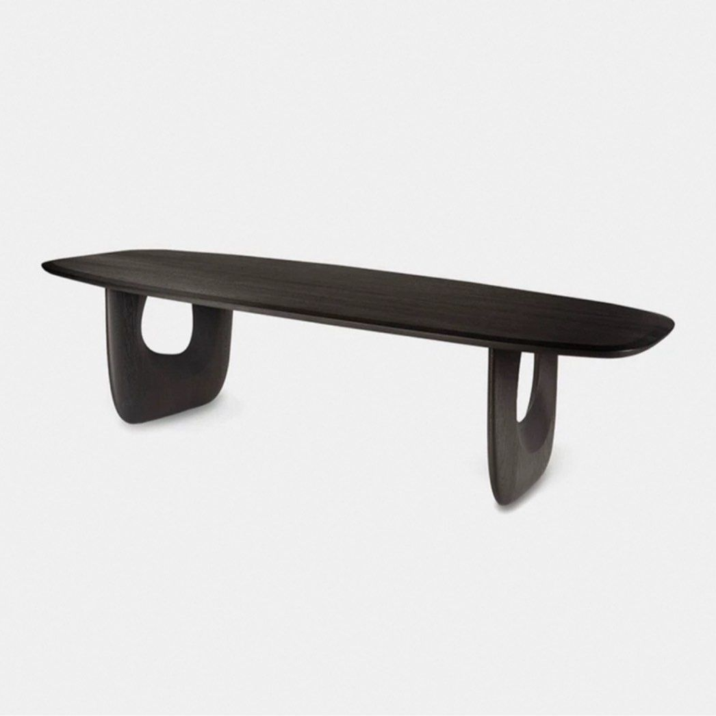 ABLAN Modern Solid Wood Dining Table - Radical Homes Singapore