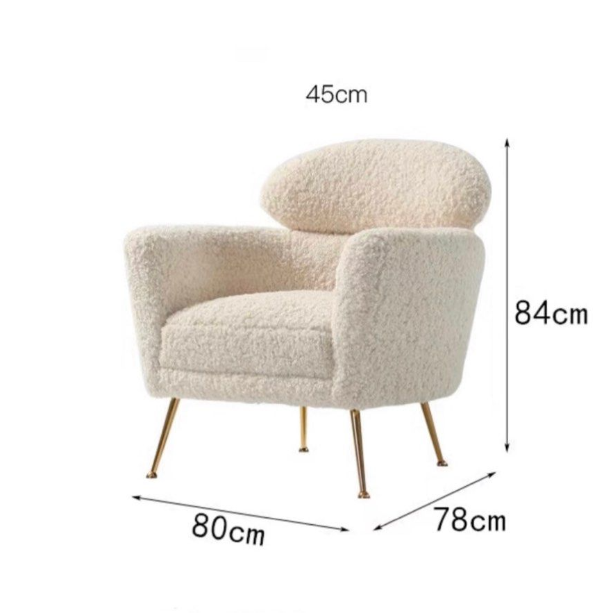 WYATT Modern Boucle Armchair - Radical Homes Singapore