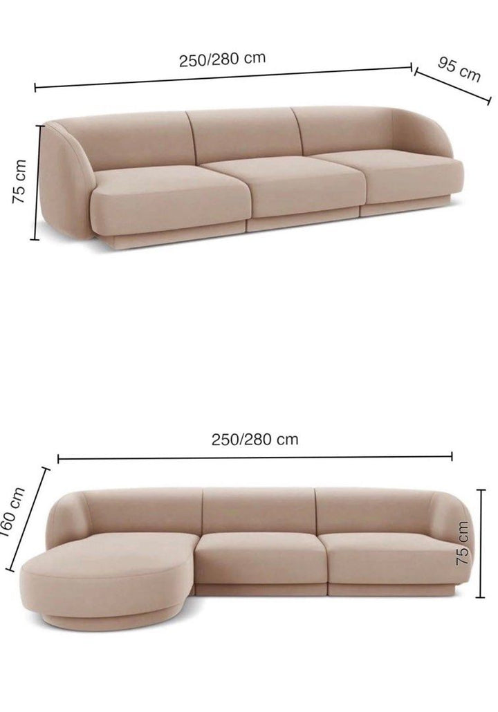 MELO Modern Scratch Resistant Sectional Sofa - Radical Homes Singapore