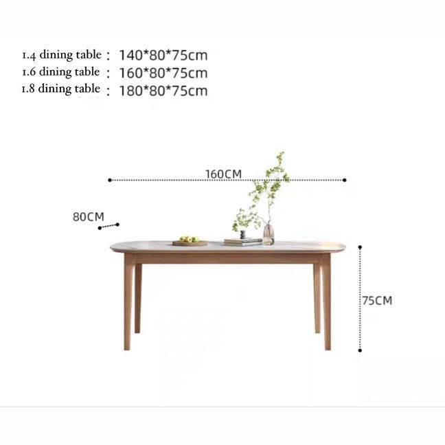 ZOREVIA Sintered Stone Dining Table & Chairs - Cassa Haus Singapore