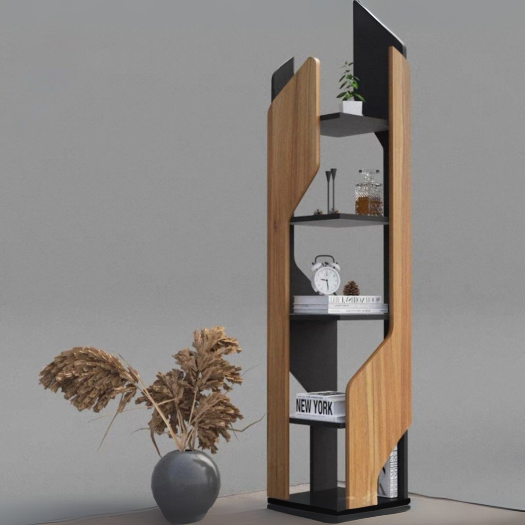 BREEN Modern Wood Display Shelf - Radical Homes Singapore