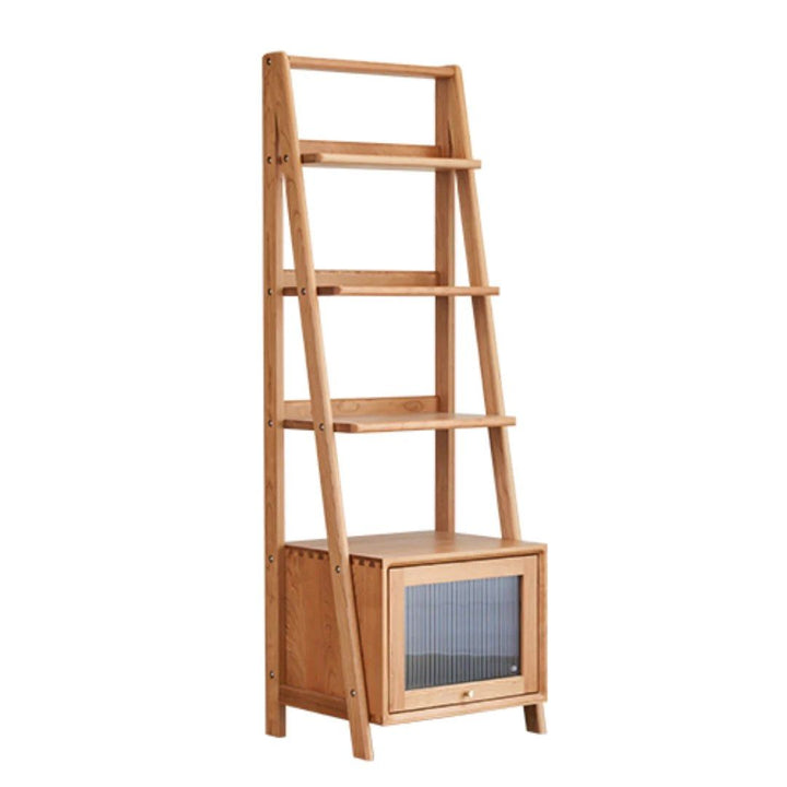 BRAMEL Wood Bookshelf With Storage