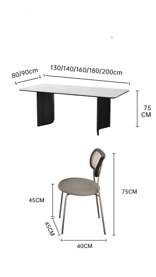 ZORELIS Modern Sintered Stone Dining Table - Cassa Haus Singapore