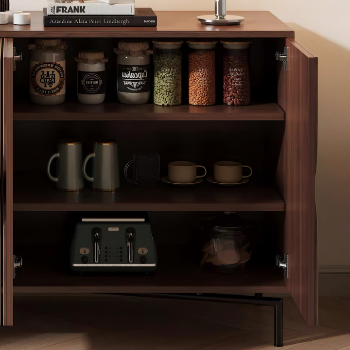 VALSERO Modern Saddle Leather Sideboard - Cassa Haus Singapore