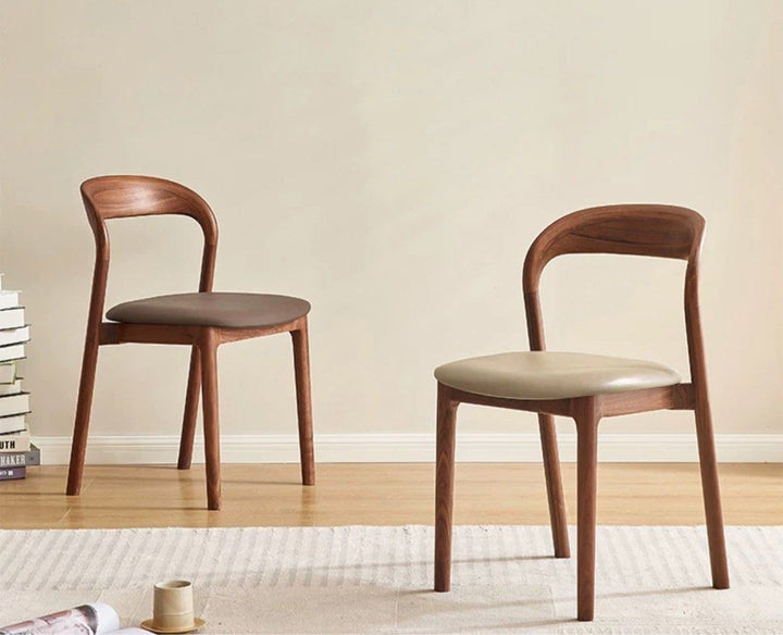LEANN Modern Solid Wood Dining Chair - Radical Homes Singapore