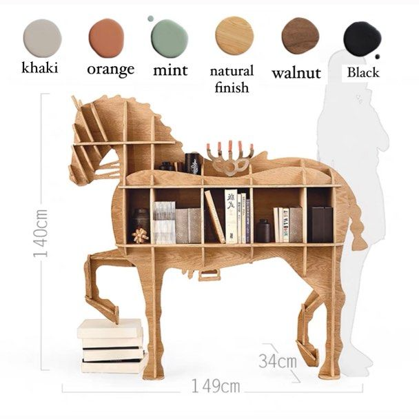 LUMIÈRE Modern Horse Shelf - Radical Homes Singapore