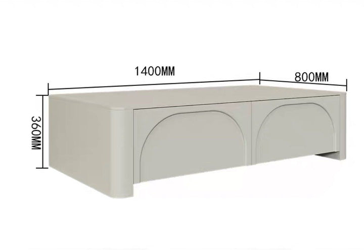 GEROM Japandi LED TV Console - Radical Homes Singapore