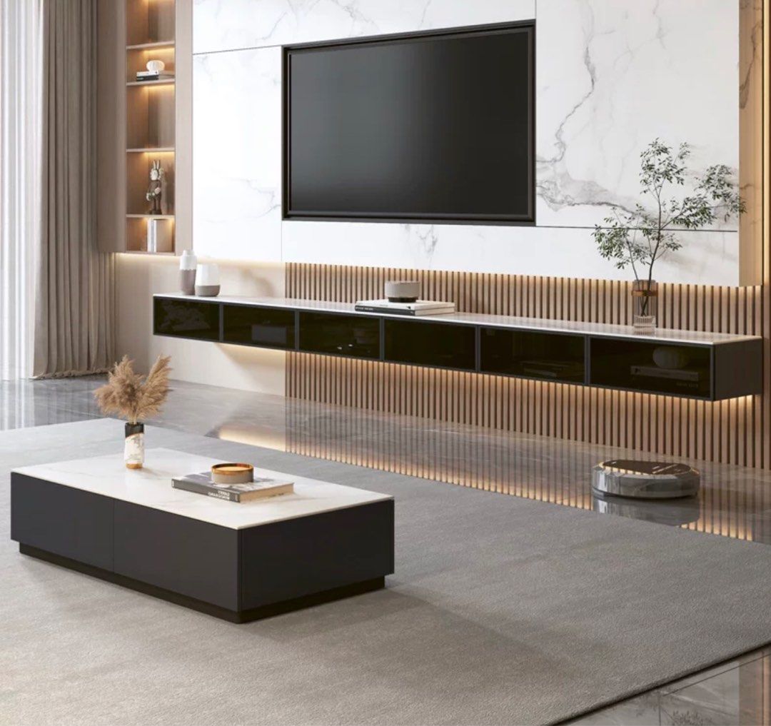 STADIA Modern Floating TV Console - Radical Homes Singapore