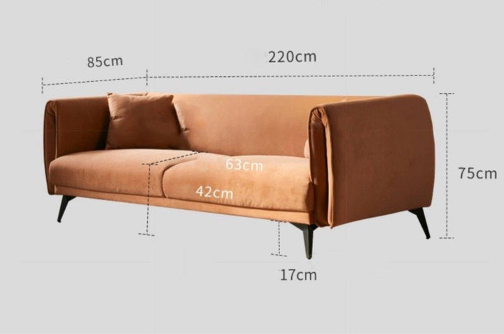 MONTCLAIR Modern Velvet Sofa - Cassa Haus Singapore