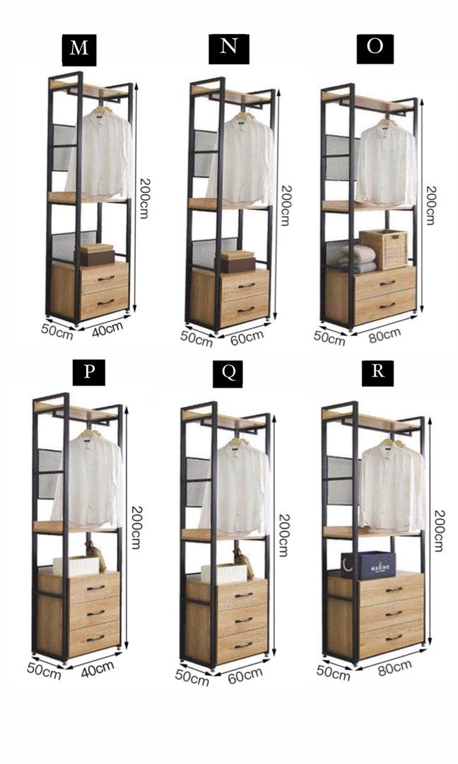 CRISPINA Open Concept Wardrobe - Radical Homes Singapore
