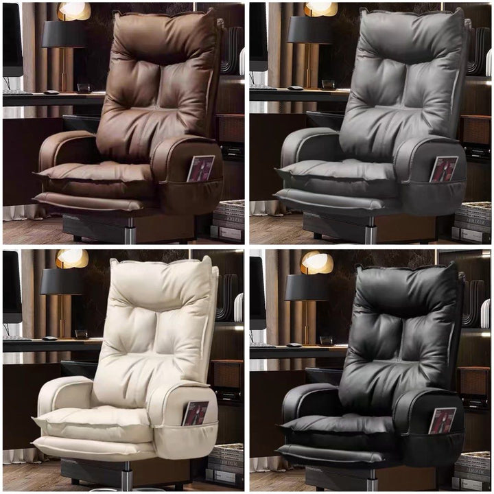 BIRGIT Modern Ergonomic Leather Office Chair - Radical Homes Singapore