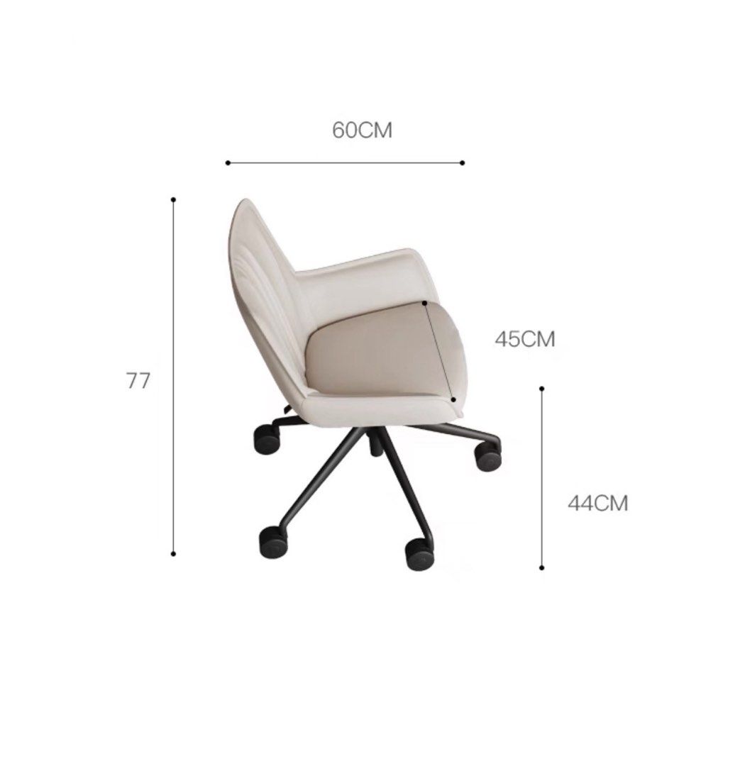 DALIA Modern Saddle Leather Study Desk - Radical Homes Singapore