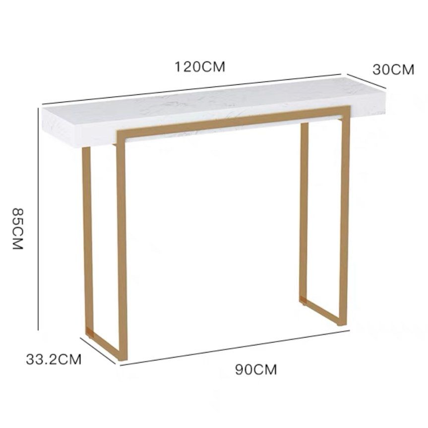 LUDWIG Modern Marble Console Table - Radical Homes Singapore