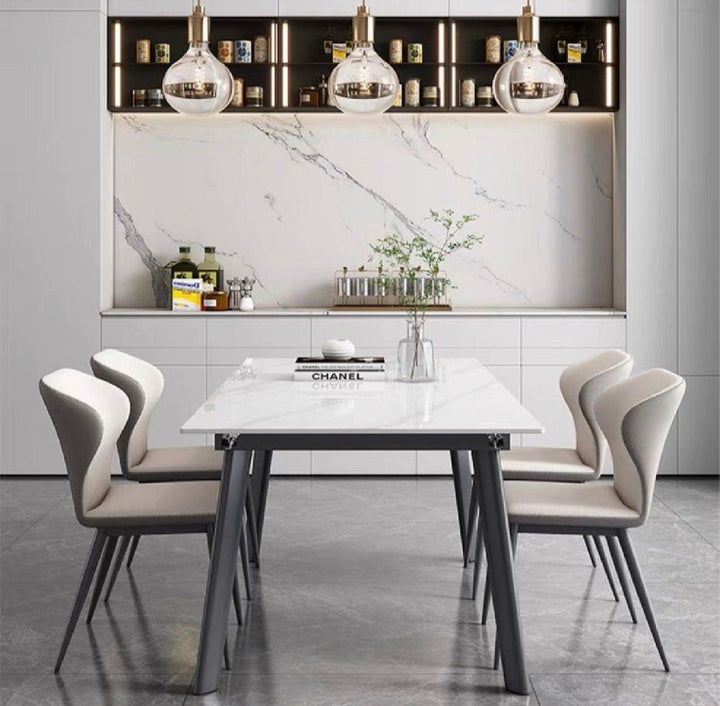 VERDAN Modern Extendable Sintered Stone Dining Table 140-200 cm (INSTOCK)