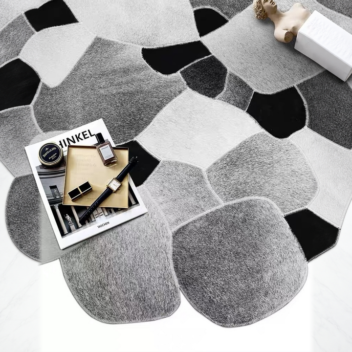 NYMERELLE Modern Cowhide Leather Rug - Cassa Haus Singapore