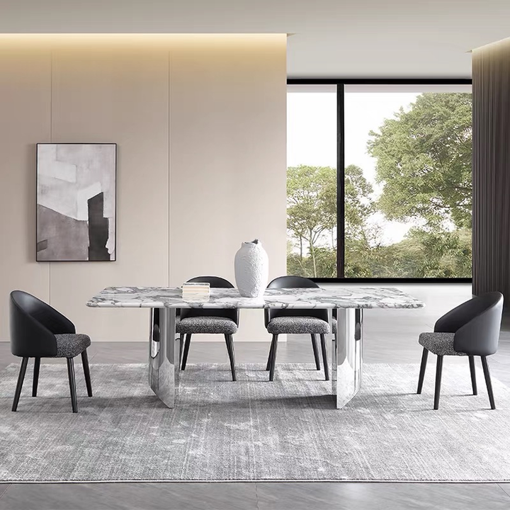 VEINSTONE Modern Marble Dining Table - Cassa Haus Singapore
