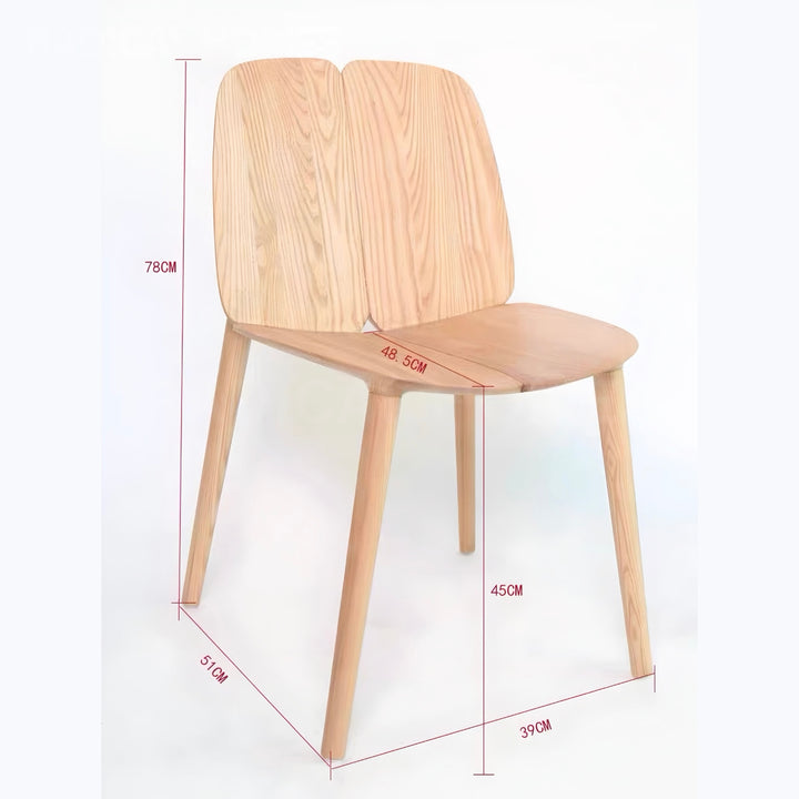 ARVELL Modern Solid Wood Dining Chair - Cassa Haus Singapore