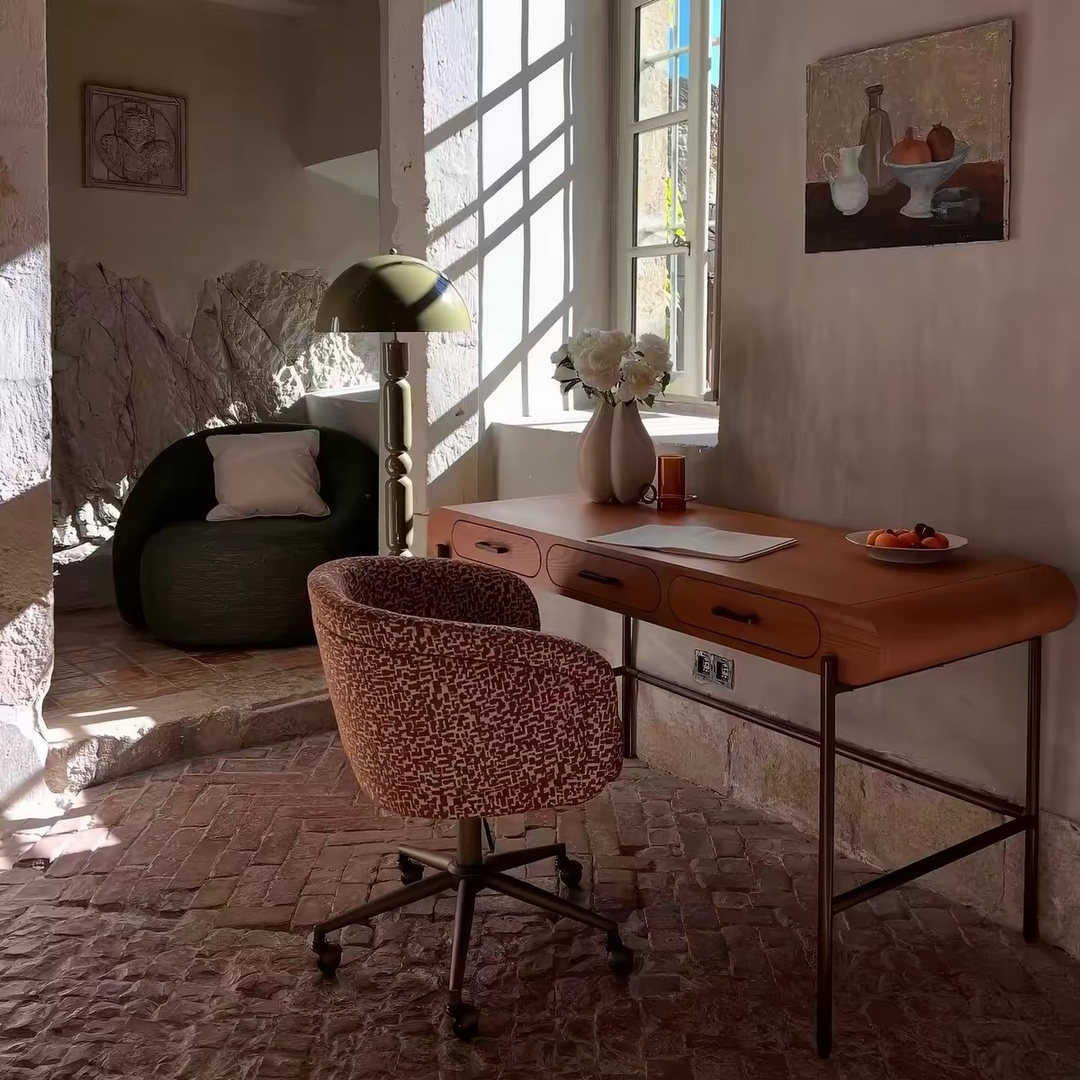 CAVENDISH Solid Wood Study Table - Cassa Haus Singapore