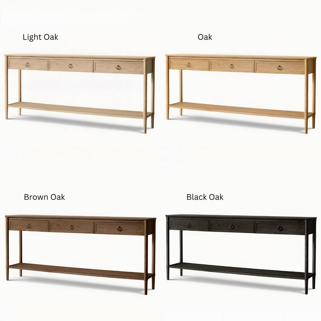 GORGA Modern Solid Wood Console Table