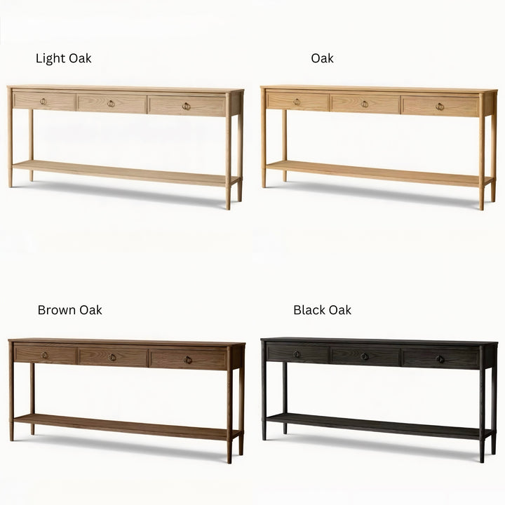 GORGA Modern Solid Wood Console Table